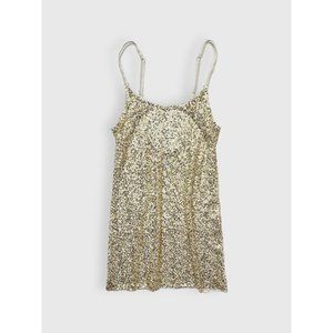 Free People Sequin Slip Dress - XS